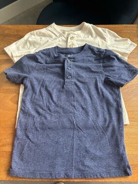 Two toddler short sleeve Henleys
